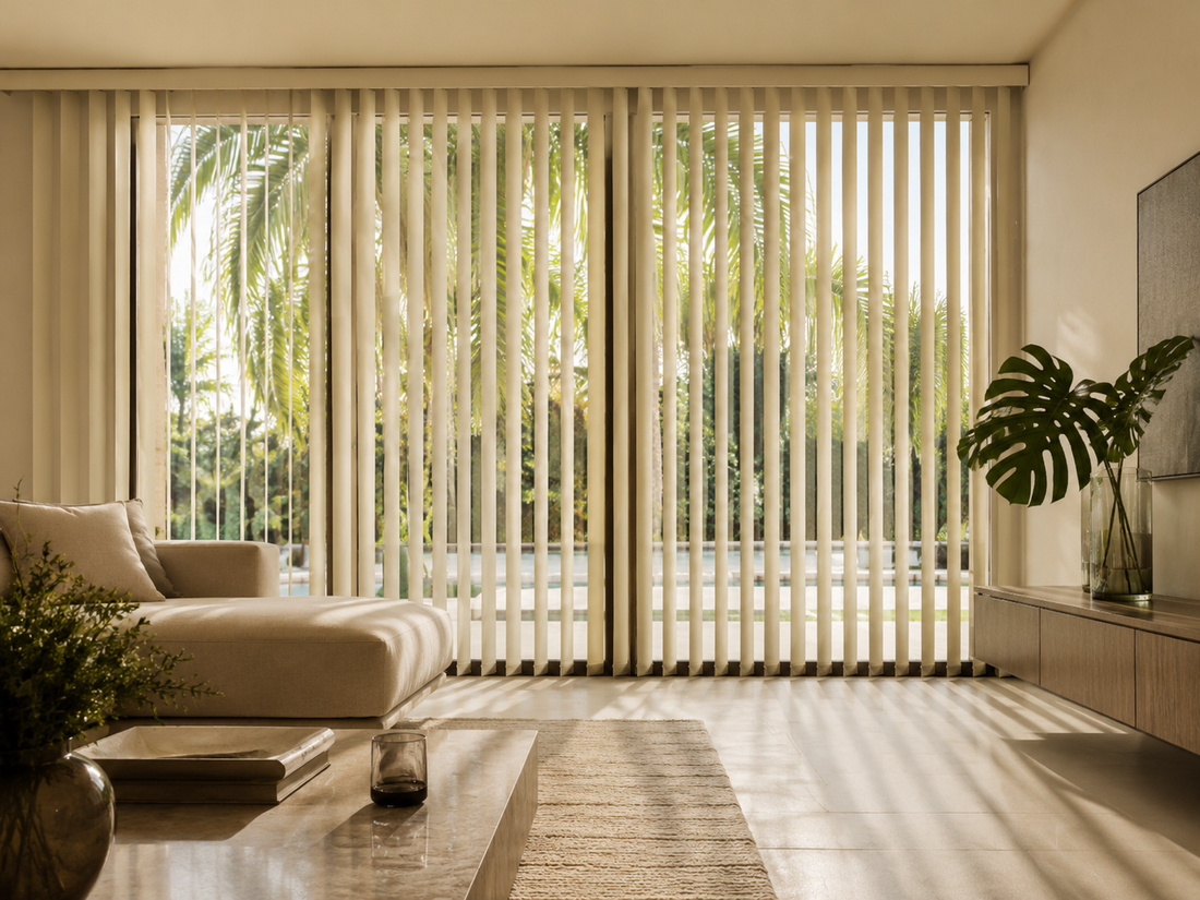 Vertical Blinds in a South Florida interior